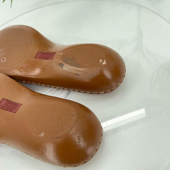 Born Women's Slide Sandal Size 9 Lavender Purple Strappy  Bow Casual Comfy Flat - Picture 13 of 15